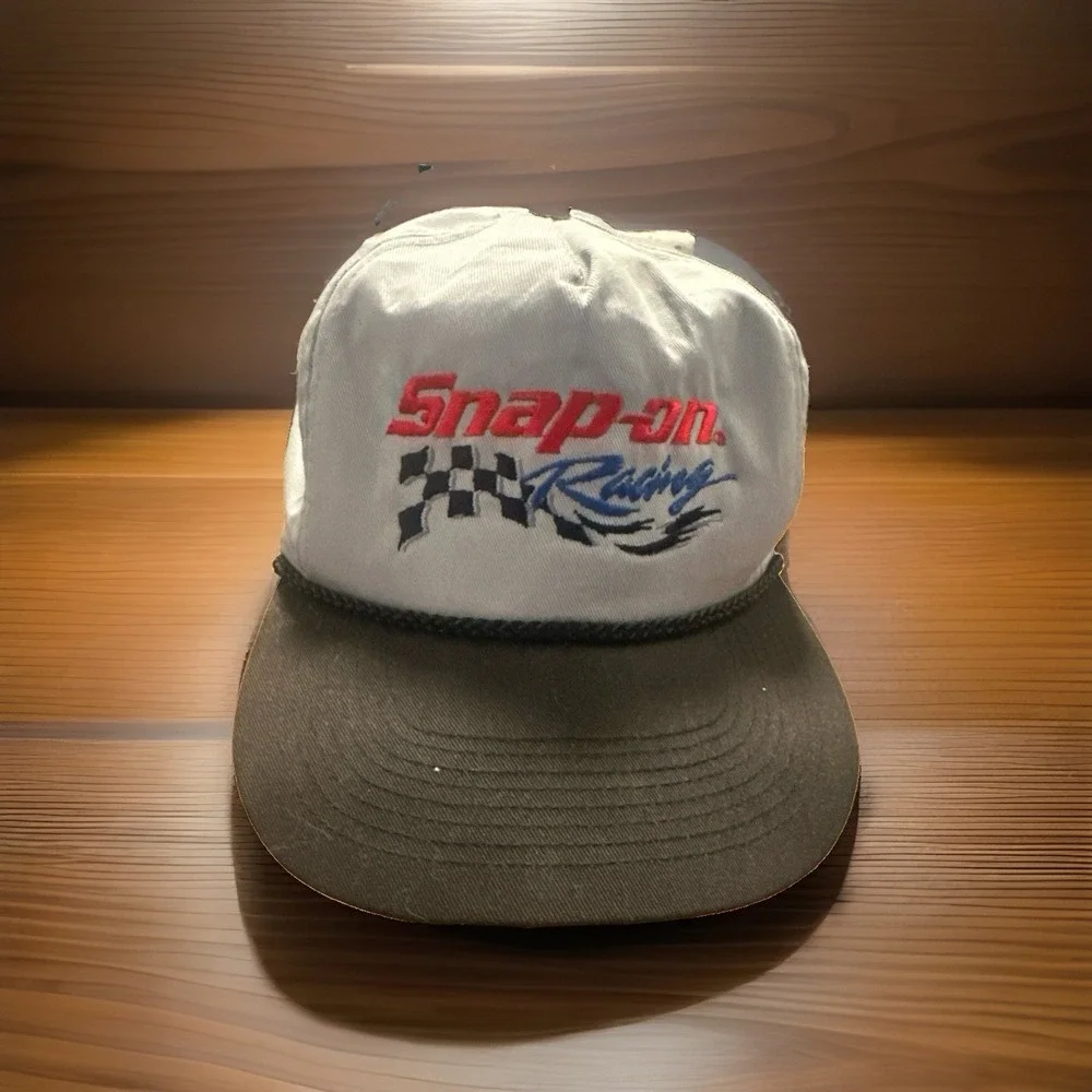 Vintage Snap On Racing Hat Cap Snapback
